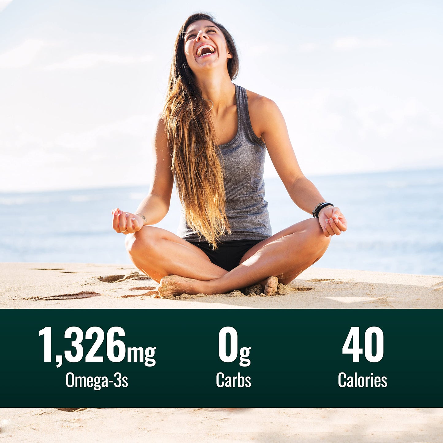 Natural Force Pure Omega-3 Lemon Liquid Fish Oil – 1,326 mg EPA/DHA/DPA, Mercury Free, Wild-Caught