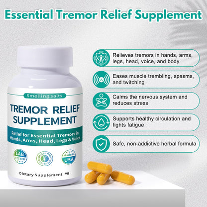 Essential Tremor Relief Supplement – Herbal Support (90 Count)