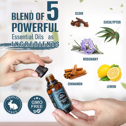 Natural Riches Five Guards Essential Oil Blend – Health Shield Aromatherapy 30ml