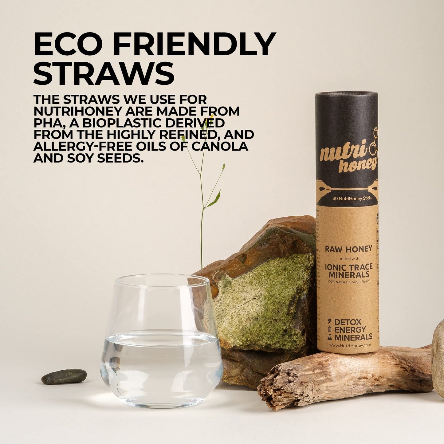 NATURAL SHILAJIT Honey Sticks - Shilajit Resin + Raw Honey, Fulvic & Trace Minerals | Energy & Immune Support (7 Sticks)