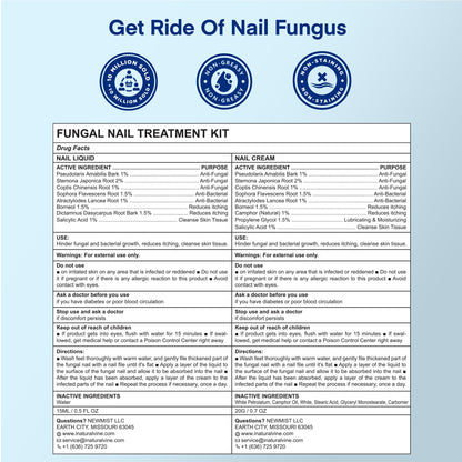 Natural Vine Toenail Fungus Treatment Kit | Patches, Liquid & Cream - Extra Strength