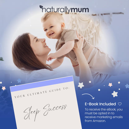 NaturallyMum Kids Magnesium Bedtime Lotion with Vitamin D - Sleep Support (Lavender & Chamomile) 4.2 oz
