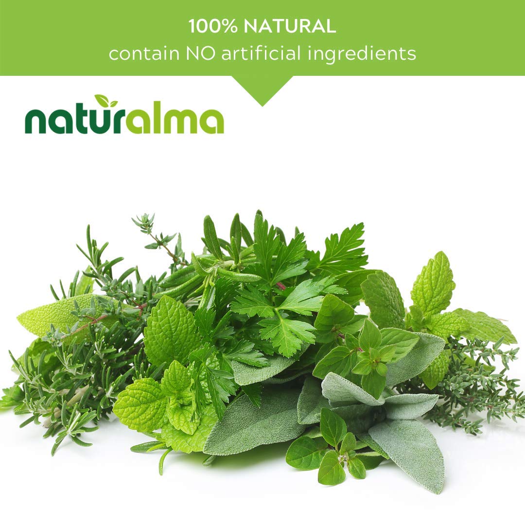 Naturalma Lemon Balm Leaf Tincture – Alcohol-Free 6.76 fl oz (Drops) – Vegan