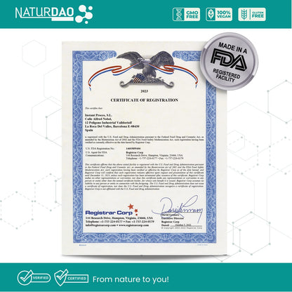 NATURDAO DAO Enzyme 1,000,000 HDU Tablet – Histamine Block & Diamine Oxidase (DAO) – 60 Extended Release Tablets