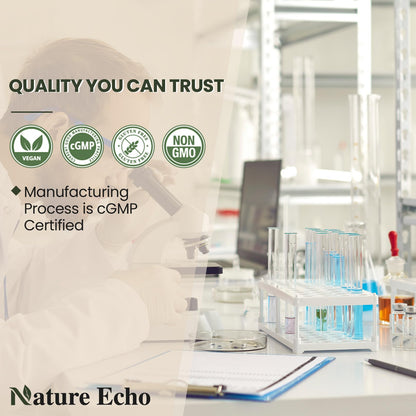 Nature Echo 6-in-1 Magnesium 420mg – Glycinate, Malate, Taurate, Citrate, Oxide + B6