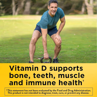Nature Made Vitamin D3 + K2 5000 IU (125 mcg) – Pack of 2