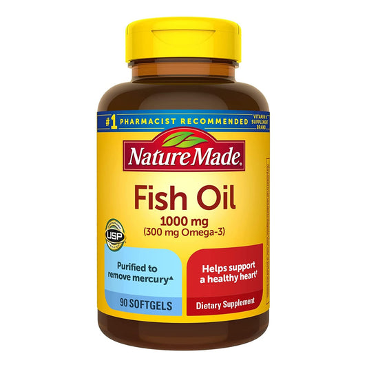 Nature Made Fish Oil 1000mg – 90 Softgels