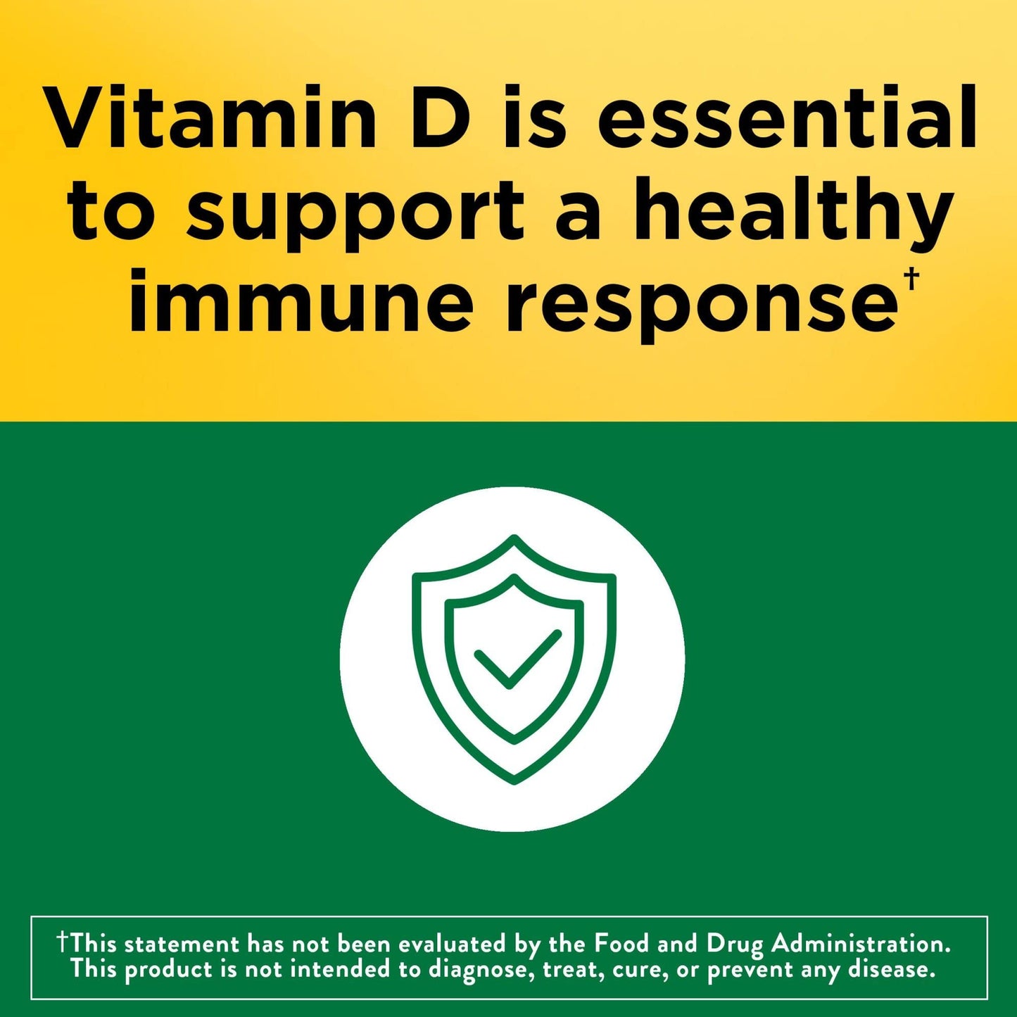 Nature Made Vitamin D3 1000 IU Softgels – 180 Count | Bone, Teeth, Muscle & Immune Health