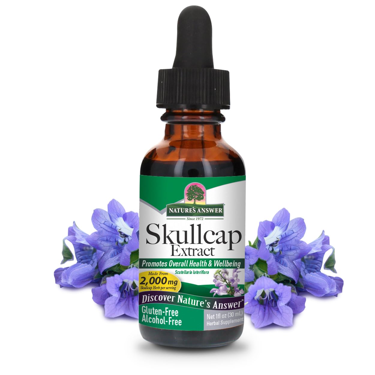 Nature's Answer Alcohol-Free Skullcap Herb - 1-Fluid Ounce