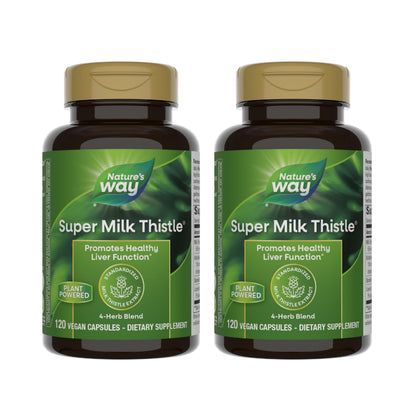 Nature's Way Super Milk Thistle - Liver Support* (Gluten Free) 120 Caps