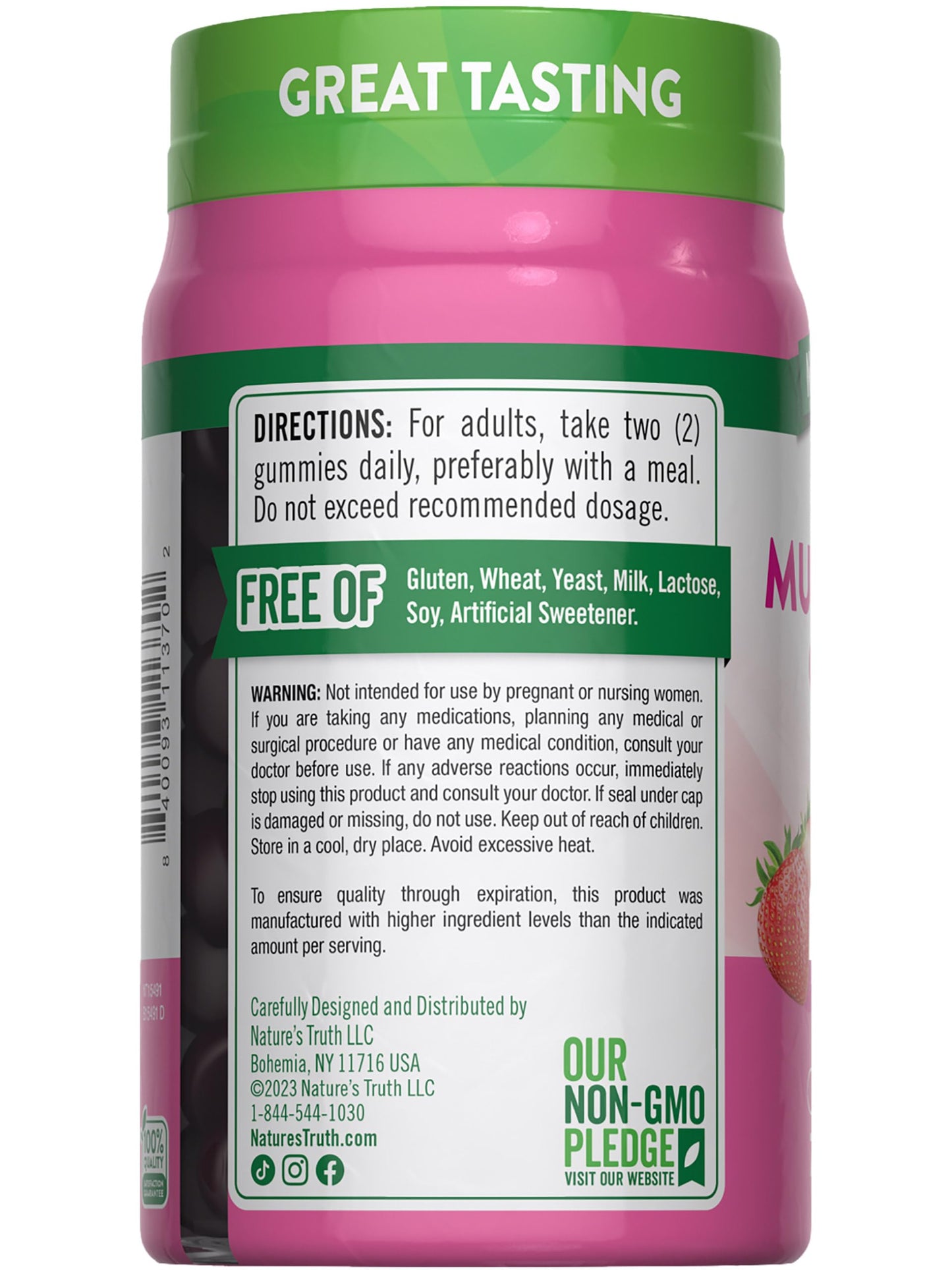 Nature's Truth Women's Multivitamin Gummies with Collagen & Biotin - 70 Count (Non-GMO, Gluten Free)