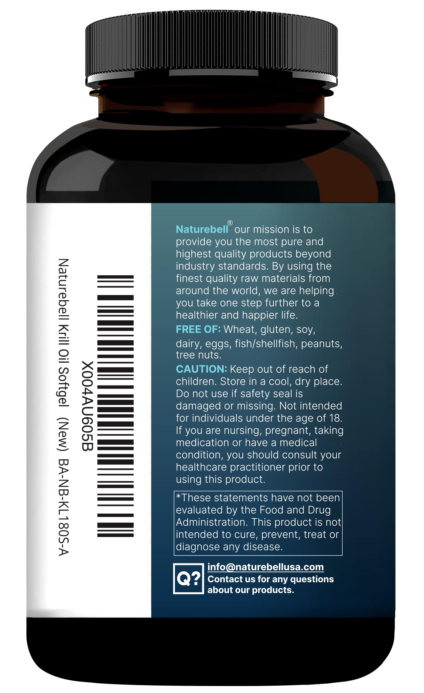 NatureBell Antarctic Krill Oil 2000mg - 240 Softgels - 3x Strength | EPA 240mg DHA 160mg Astaxanthin 800mcg