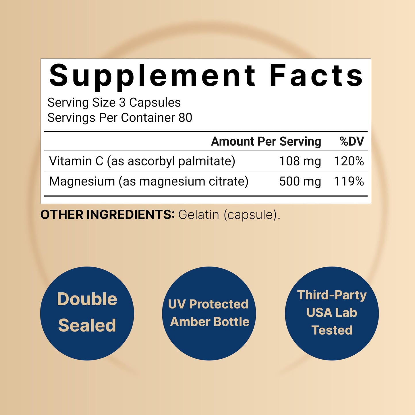 NatureBell Magnesium Citrate 500mg, 240 Capsules | High-Purity Elemental Form | Non-GMO, Gluten-Free