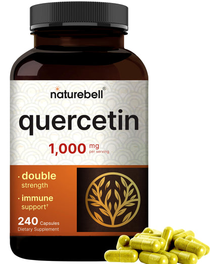 NatureBell Quercetin 1000mg per Serving – 240 Capsules | Immune Support