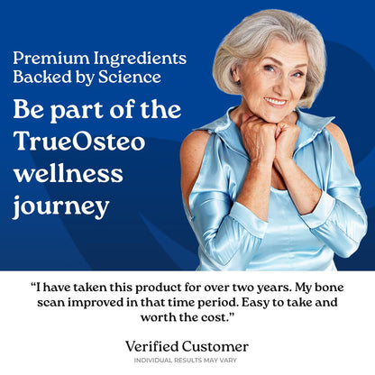NatureCity True-Osteo: Plant-Based Calcium + Magnesium with Vitamin D3 & K2 | 360 Capsules