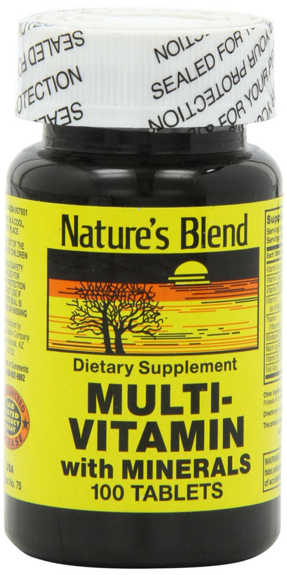 Nature's Blend NAT B Multivitamin & Min TB – 100 Count (Assorted)