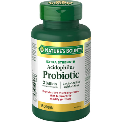 Nature's Bounty Acidophilus Probiotic 2 Billion, 150 Caplets