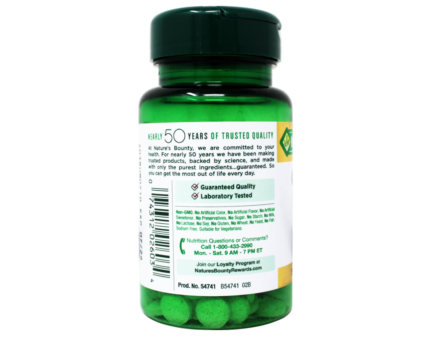 Nature's Bounty Chromium Picolinate 800 mcg Tablets – Pack of 5 (50 ea)