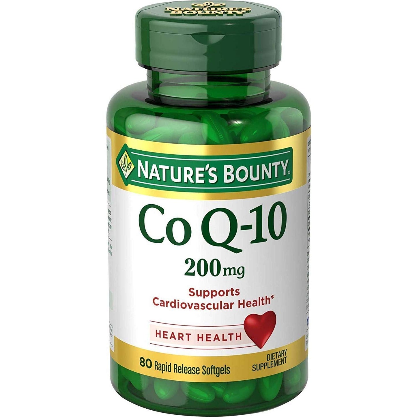 Nature's Bounty Co Q-10 Extra Strength 200 mg Softgels - 80 ea (Pack of 3)
