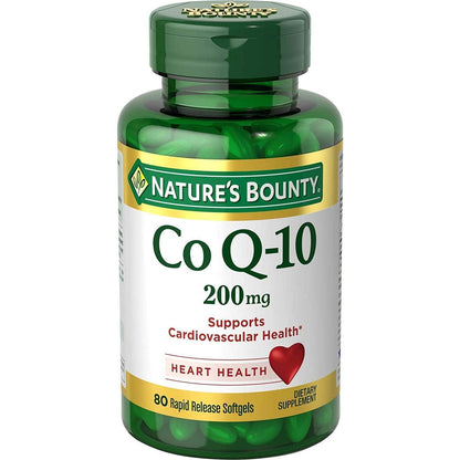Nature's Bounty Co Q-10 Extra Strength 200 mg Softgels - 80 ea (Pack of 3)