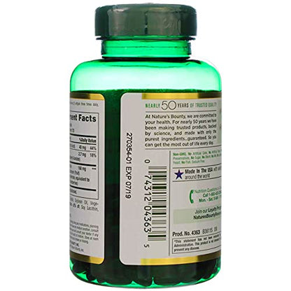 Nature's Bounty Cranberry with Vitamin C 4200 mg – 250 Softgels (Pack of 3)