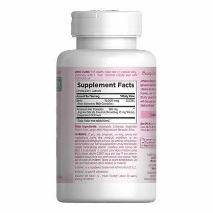 Nature's Bounty Hair Growth Supplement — 1 Per Day, Supports Thicker Hair (90 Capsules)