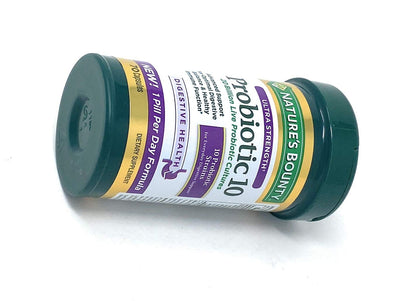 Nature's Bounty Probiotic 10 Ultra Strength - 70 Capsules, 20 Billion Cultures, 10 Strains