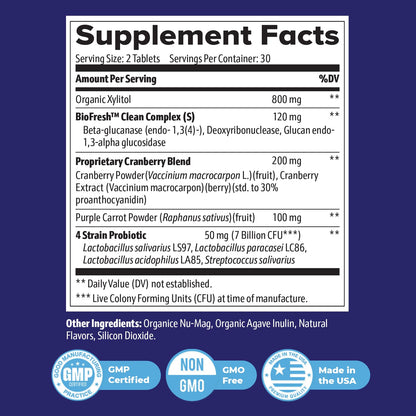 Nature’s NutriWave ProvaDent – Original Probiotic Teeth & Gums Support | 60 Tablets | Made in USA