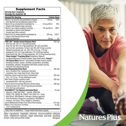 Natures Plus AgeLoss Liver Support - 90 Capsules | Artichoke, Milk Thistle & Choline