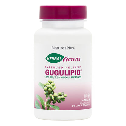 Natures Plus Gugulipid 1000 mg Extended Release - 30 Vegan Tablets