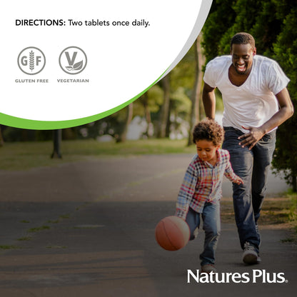 Natures Plus Herbal Actives Tri Immune – Olive Leaf, Arabinogalactans & Andrographis + Vitamin C (60 Vegan Tablets, Extended Release)