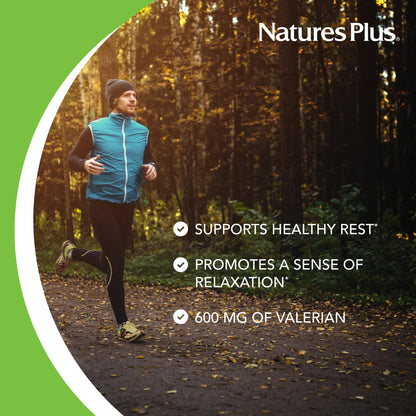 Natures Plus Herbal Actives Valerian Extended Release Tablets – 600 mg, 30 Vegan Tablets