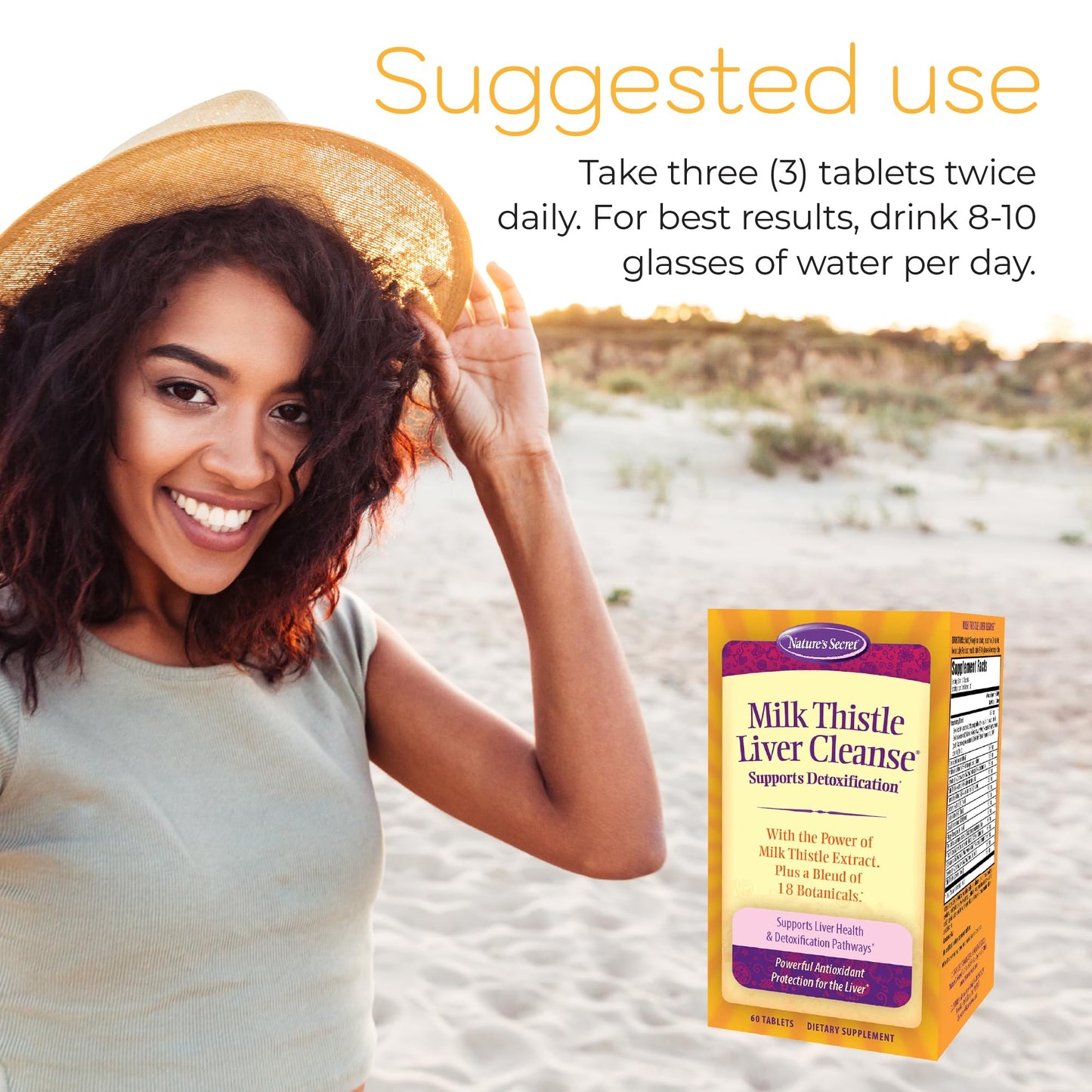 Nature's Secret Milk Thistle Liver Cleanse - 60 Tablets | Liver Health