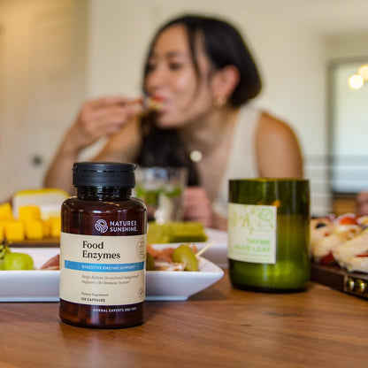 Nature's Sunshine Food Enzymes - Digestive Support with Prebiotics and Probiotics
