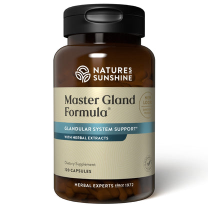 Nature's Sunshine Master Gland - 120 Capsules | Complete Nutritional Support for Every Gland & Energy Metabolism