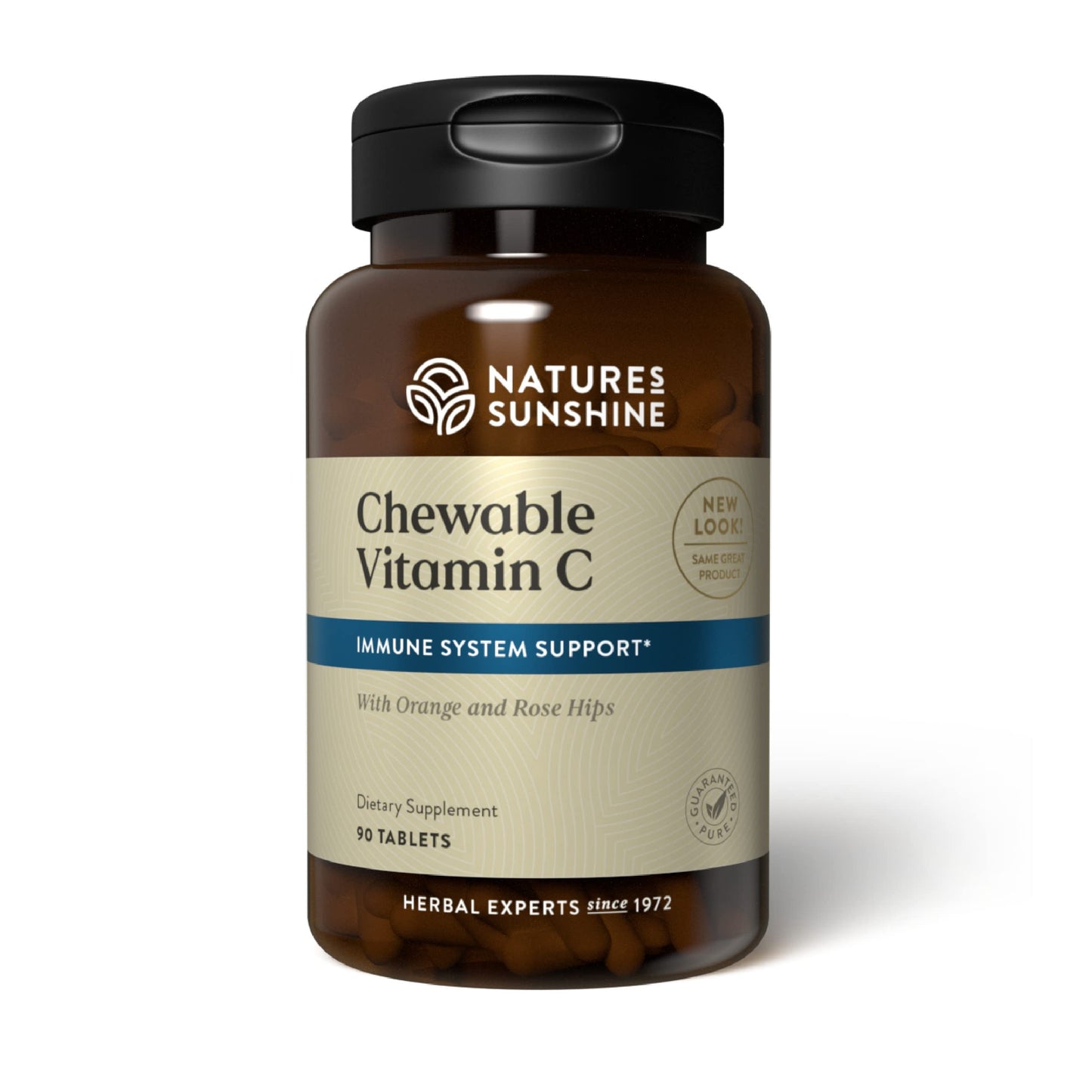 Nature's Sunshine Chewable Vitamin C 250mg – 90 Tablets | Immune Support