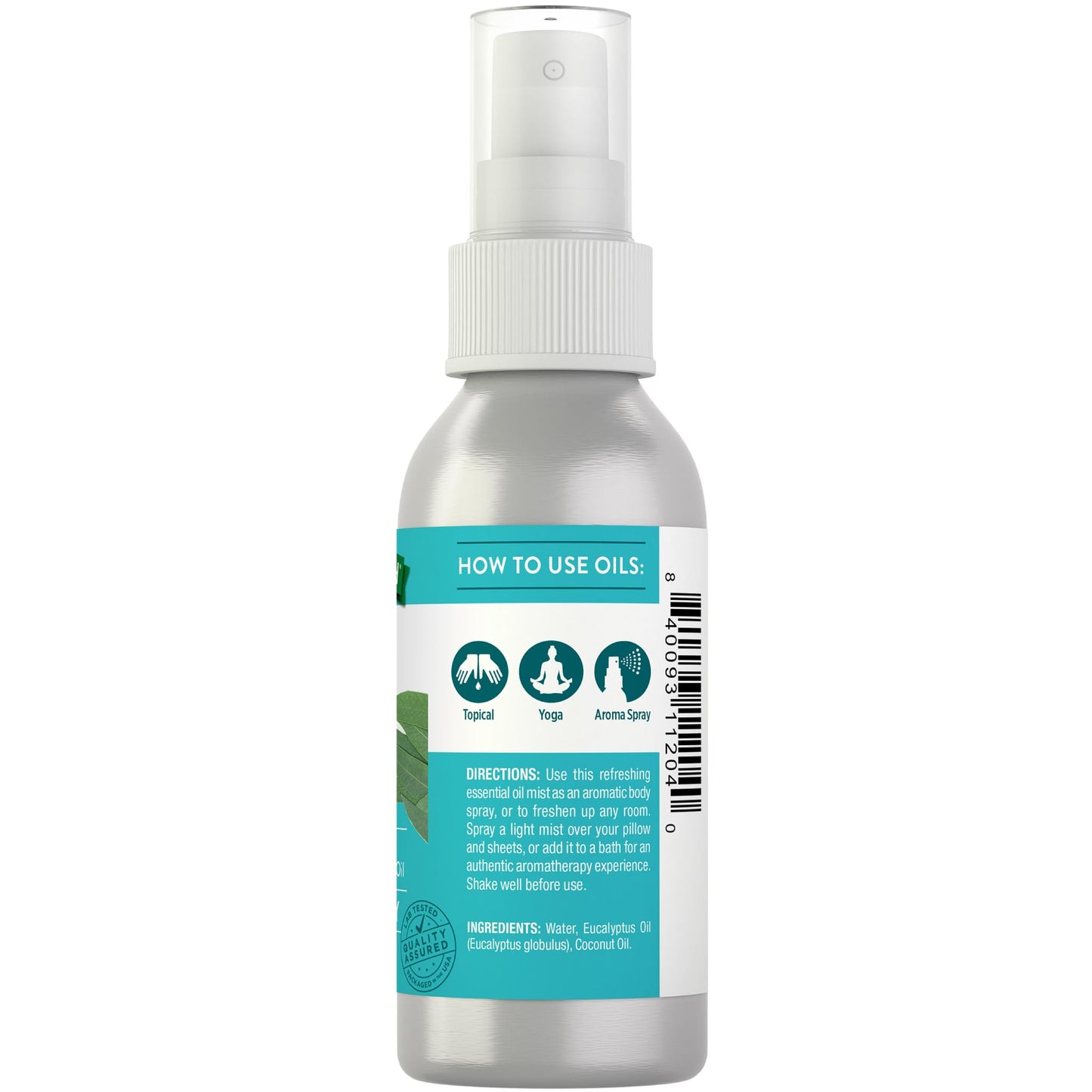 Nature's Truth Eucalyptus Mist Spray 2.4 oz – Pure Eucalyptus Oil for Aromatherapy