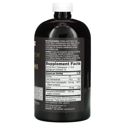 Nature's Way Chlorofresh Liquid Chlorophyll Internal Deodorant - Unflavored 16 oz