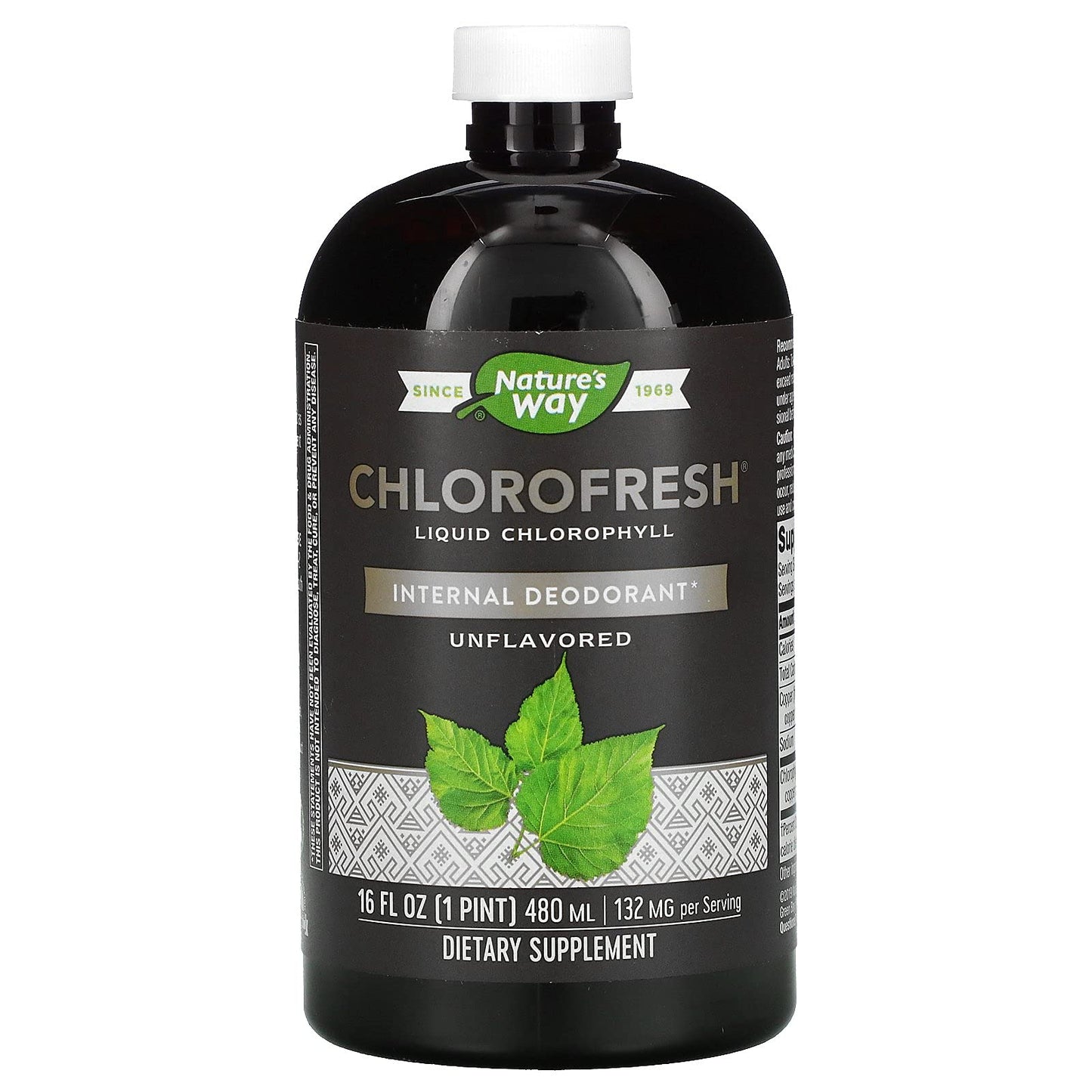 Nature's Way Chlorofresh Liquid Chlorophyll Internal Deodorant - Unflavored 16 oz