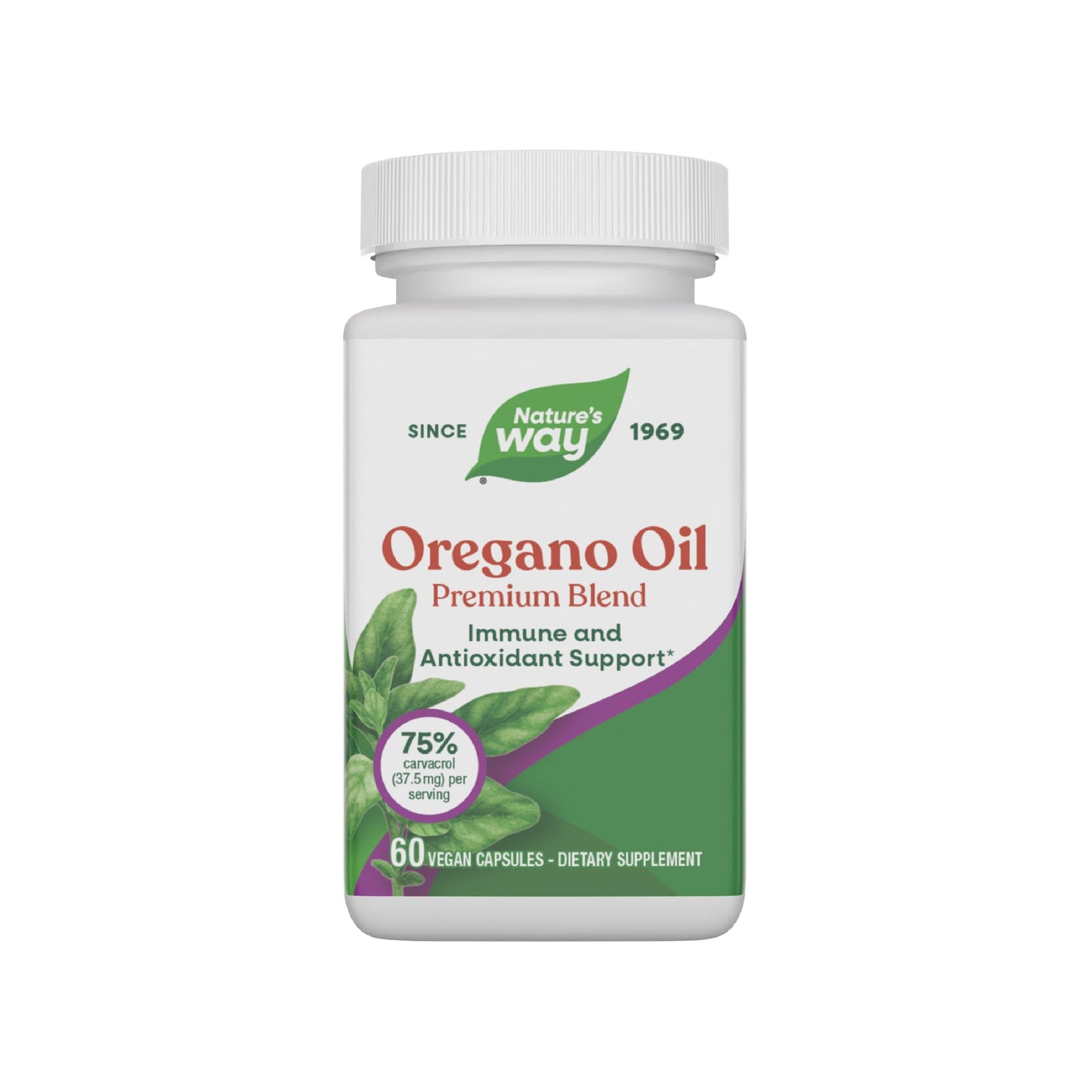 Nature's Way Oregano Oil – Immune & Antioxidant Support, 75-85% Carvacrol, Gluten Free