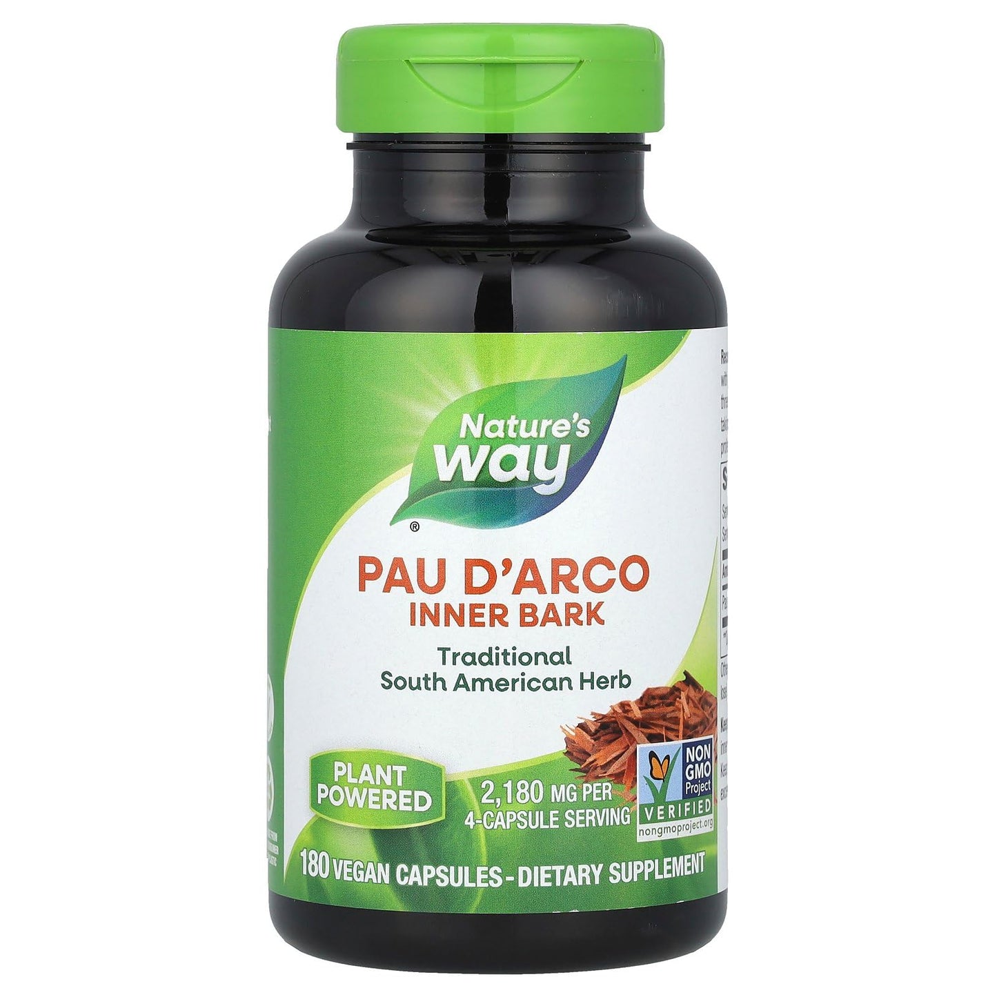 Nature's Way Pau D'Arco Inner Bark 545 mg - 180 Capsules