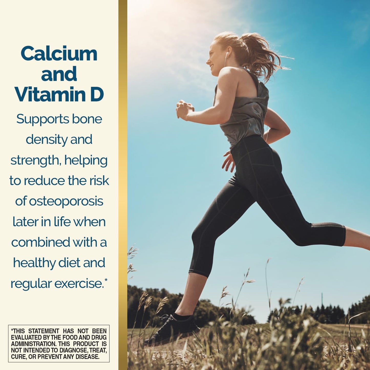 Nature's Wonder Calcium 600 mg + Vitamin D3 20 mcg | 220 Tablets (Pack of 2)