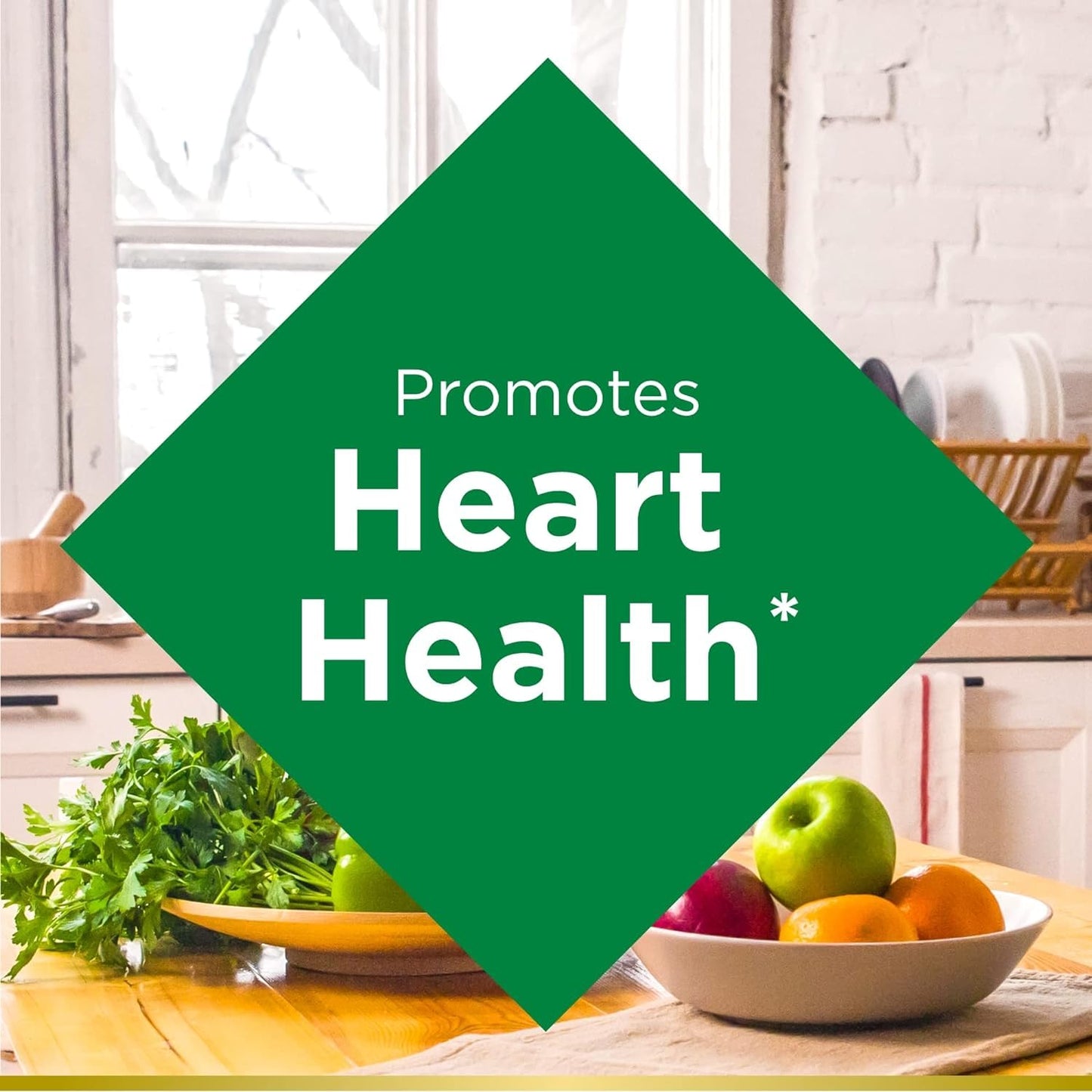 Nature's Bounty Garlic 2000 mg Odor-Free Tablets – 4 Pack (480 Total Tablets) | Heart Health Support