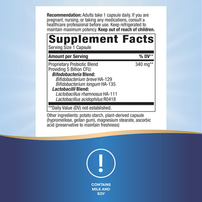 Nature's Way Primadophilus Bifidus Probiotic - 5 Billion CFU, 90 Capsules