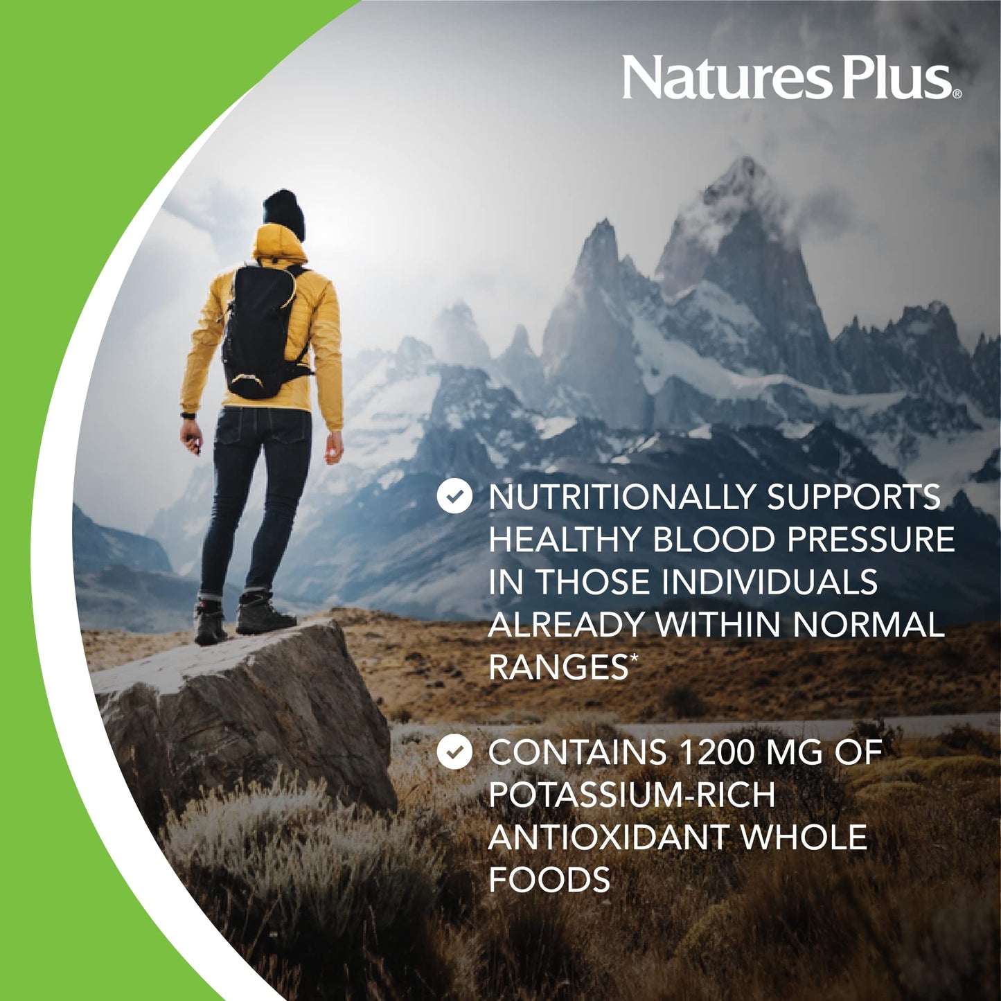 NaturesPlus AgeLoss Blood Pressure Support – 90 Tablets, Trans-Resveratrol, Whole Foods