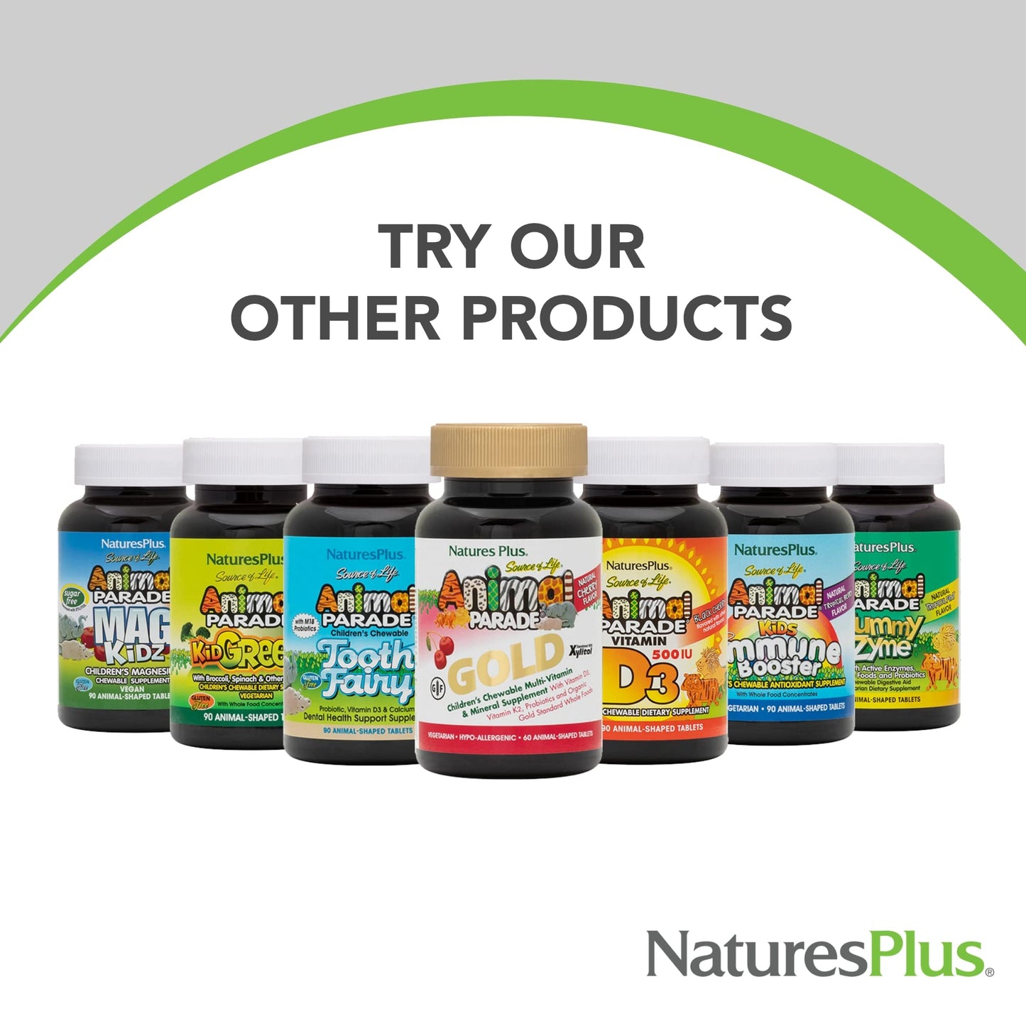NaturesPlus Animal Parade Gold Liquid Multivitamin for Kids, 30 oz
