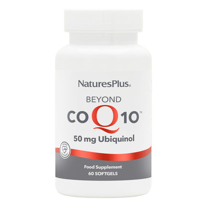 NaturesPlus Beyond CoQ10 50 mg – 60 Softgels | High-Strength Ubiquinol for Energy & Overall Wellness