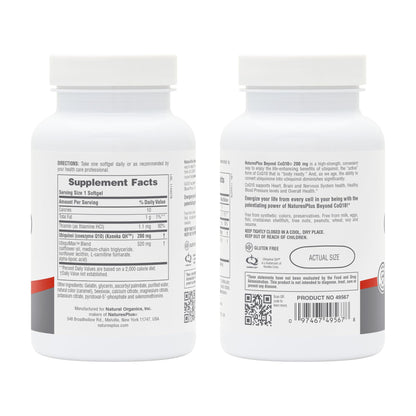 NaturesPlus Beyond CoQ10 Ubiquinol 200 mg - 60 Softgels