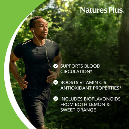 NaturesPlus Biorutin 1000 mg - 60 Tablets - Bioflavonoid & Rutin Complex - Vegetarian, Gluten Free - 60 Servings