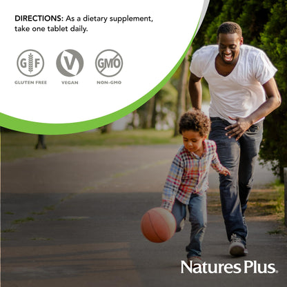 NaturesPlus Hema-Plex Iron - 60 Total Servings, 85 mg Chelated Iron, Slow-Release | Vitamin C & Bioflavonoids | Gluten Free & Vegetarian